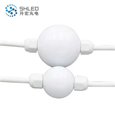 Centre commercial allumant la boule LED de pixel de RVB 3D